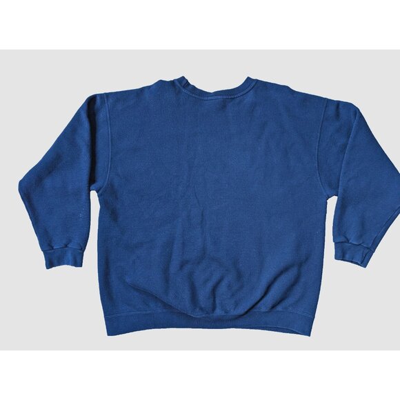 Vintage Nike Sweatshirt Mens XL Navy Blue USA Made Long Sleeve Pullover Swoosh - Picture 5 of 5